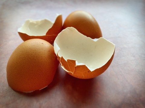Beaten eggs