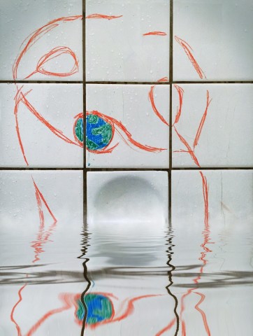Art in the bathroom